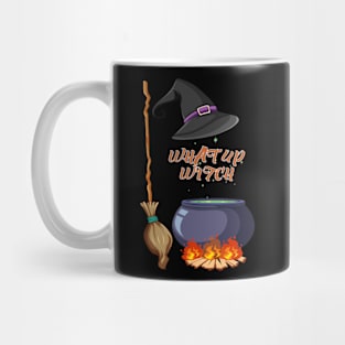 What up Witch funny halloween Mug